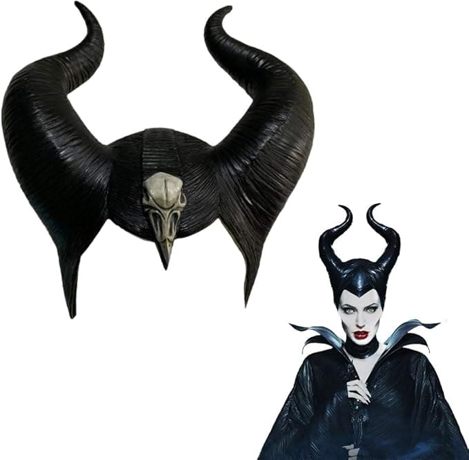 Maleficent Halloween maska za dječake (djecu) ili odrasle