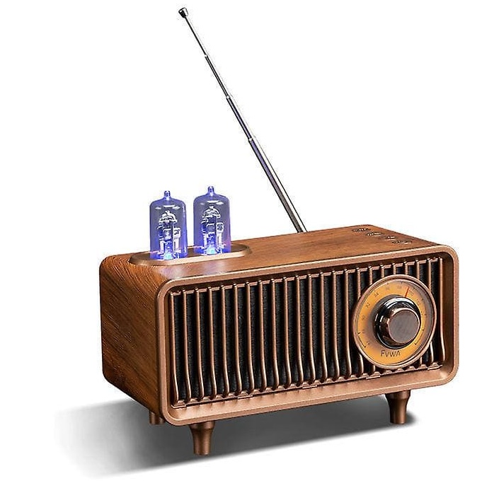 Retro vintage drveni bluetooth radio