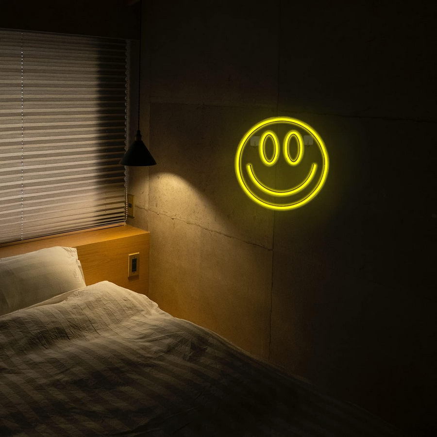 smješko svjetlo LED natpis logo reklamni osmijeh