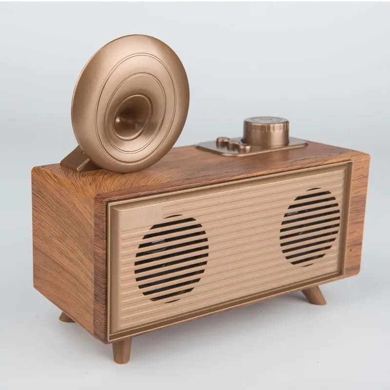 mali mini stari radio fonograf dizajn retro vintage