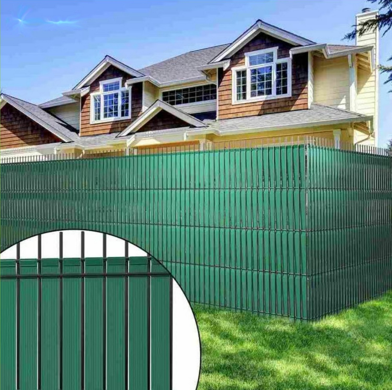 traka za privatnost za 3d mrežastu ogradu PVC ispunjava ogradu