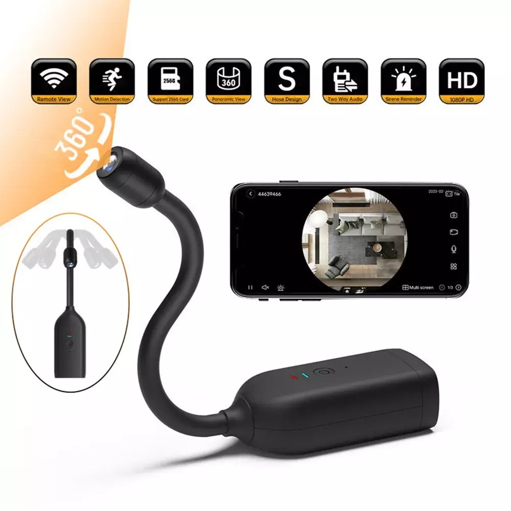 wifi Gooseneck kamera panoramska WIFI 1080P HD kamera s rotacijom od 360°