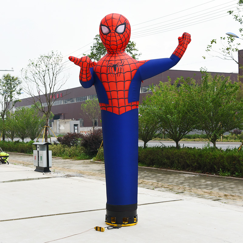 Spiderman balon figurica neba s lepezom zračni plesač balon plešući čovjek