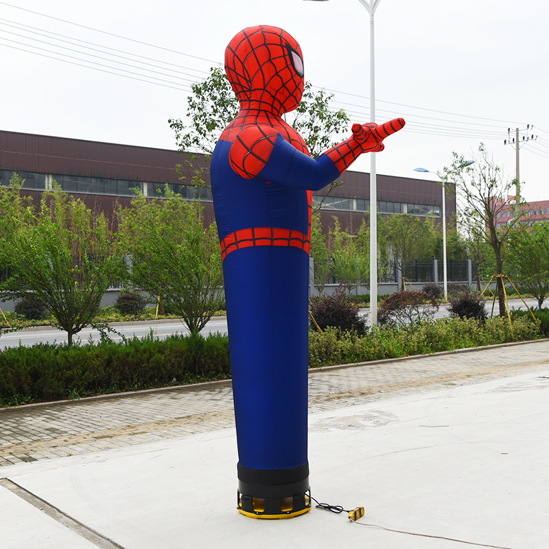 zračni plesač spiderman - plesna figurica komercijalno oglašavanje nebo balon maše tip